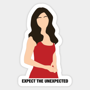 Julie Chen- Expect The Unexpected Sticker